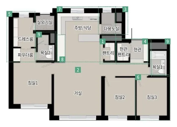 74㎡ 평면도