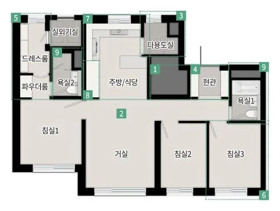 59㎡A 평면도