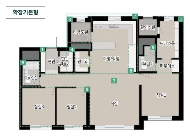 84㎡ 평면도